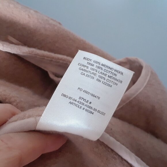 Wilfred Free The Ganna Shirt Jacket 100% Merino Wool - Picture 11 of 11